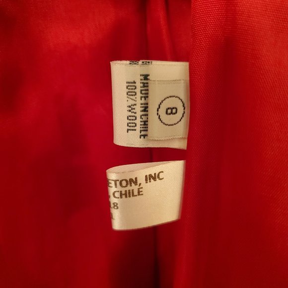 Isabel Garreton New York tailored red wool coat - Picture 8 of 10